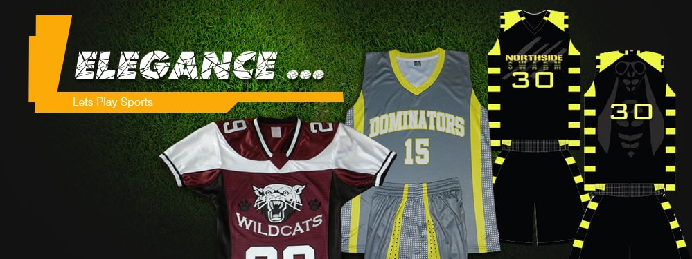 Basketball Uniforms display