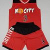MoCity Red Basketball Uniform