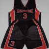 Showtime Black Full Dye Sublimation Basketball Uniform
