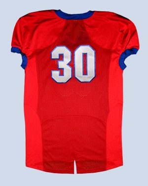 Red football jersey with number 30