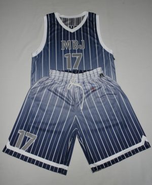 Pin Stripe basketball Uniform