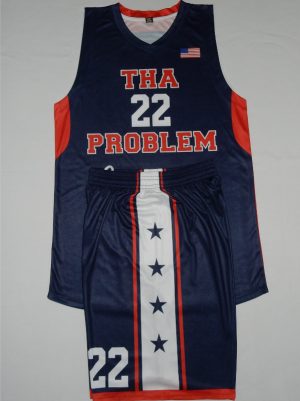Basketball Uniforms with stars on shorts