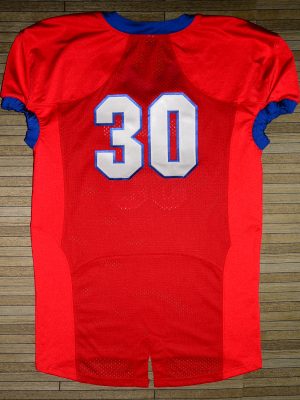 Red football jersey
