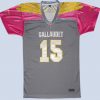 GALLAUDET Gray Football jersey