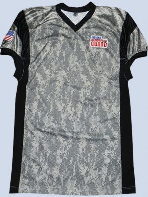 Camouflage football jersey