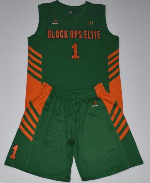 Green Basketball uniform