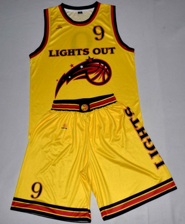 Lights Out Basketball Uniform